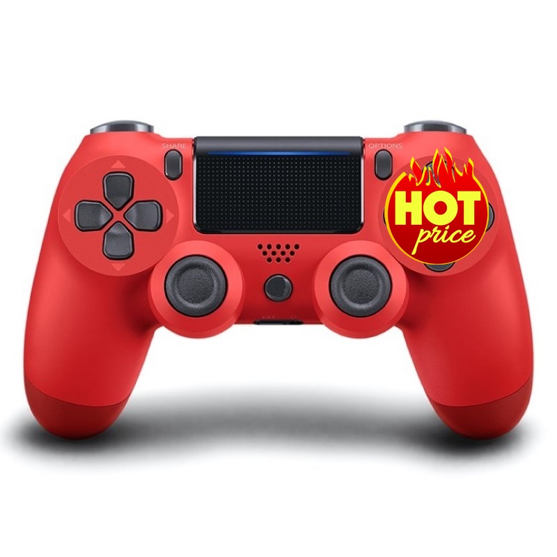 Gamepad Không dây Bluetooth PlayStation Red cho máy tính - điện thoại - máy game Console