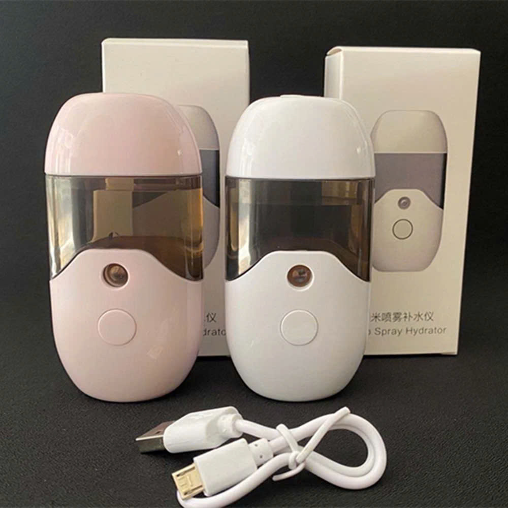 MÁy phun sương nano mini cầm tay dễ thương ( giao mẫu ngẫu nhiên) Chăm Sóc Và Làm Mát Da Mặt (BẬT: BẤM NÚT 2 LẦN)