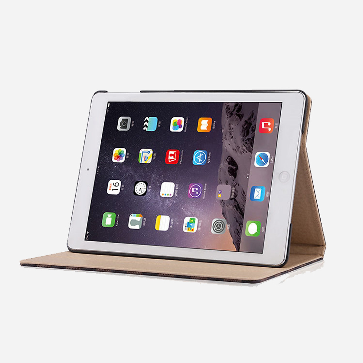 Case bao da caro xoay 360 độ cho iPad 9.7 2017 / 2018 / iPad Pro 9.7 inch / iPad Air / Air 2 9.7 inch hỗ trợ chống sốc tuyệt đối, xoay 360 độ, Smartsleep, mặt lưng mềm mịn