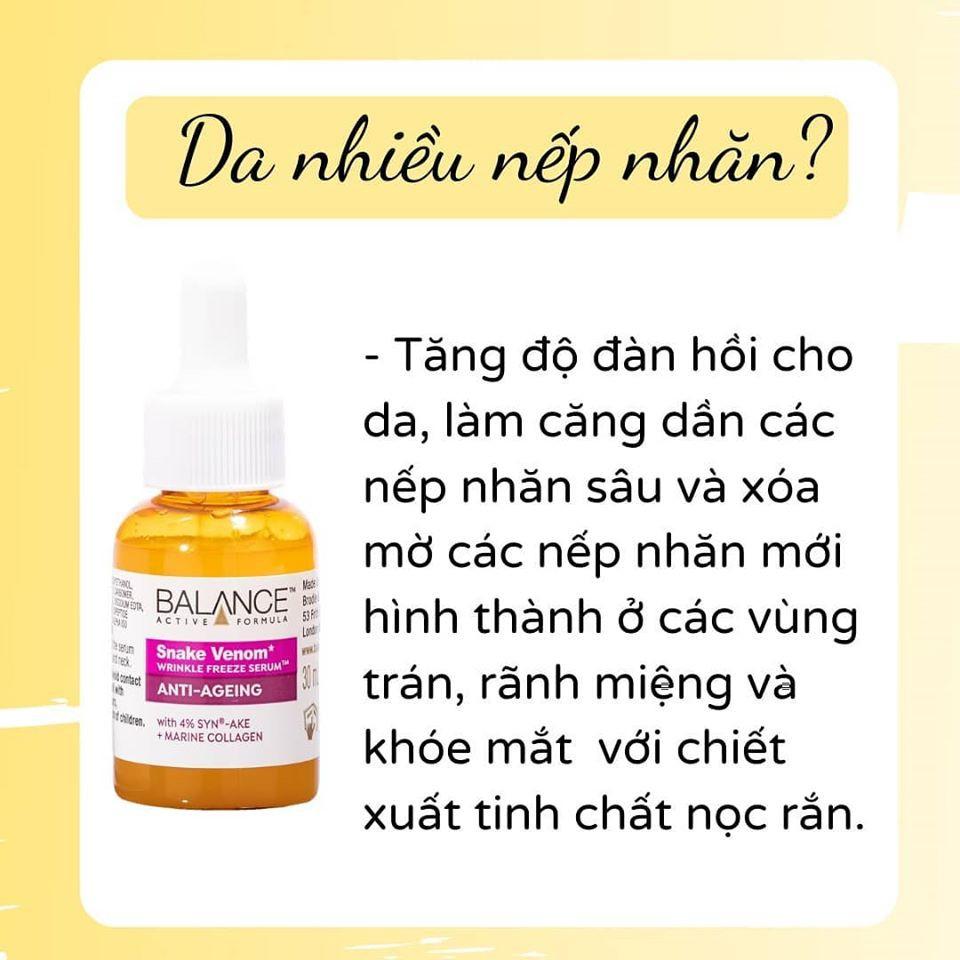 Serum Dưỡng Trắng, Cấp Nước, Bổ Sung Collagen, Phục Hồi Da, Ngừa Lão Hóa Balance 30ml