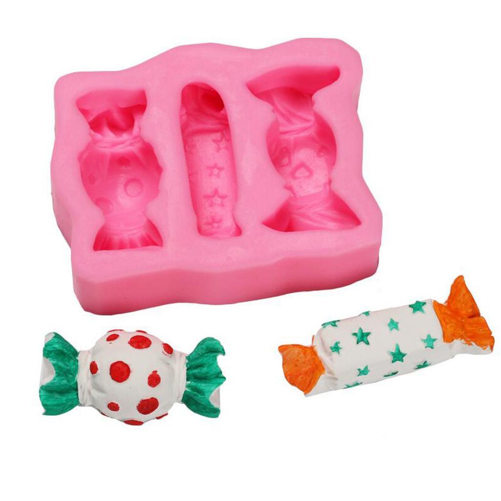 Candy Sweet DIY Fondant Cake Mould Silicone Baking Mold Cake Decoration Tray