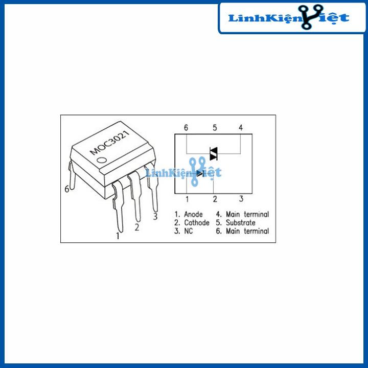 Sản phẩm MOC3021 DIP6