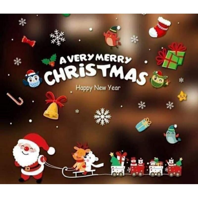 Decan dán trang trí Noel