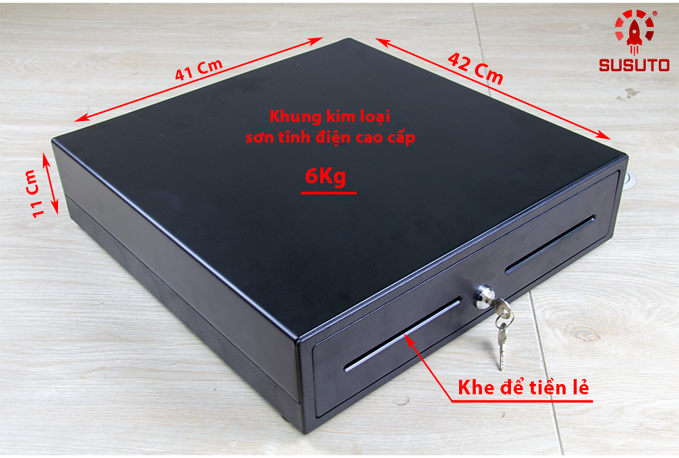 Két đựng tiền SC - 410B - Hàng chính hãng  (7 ngăn kẹp, 4 ngăn không kẹp)