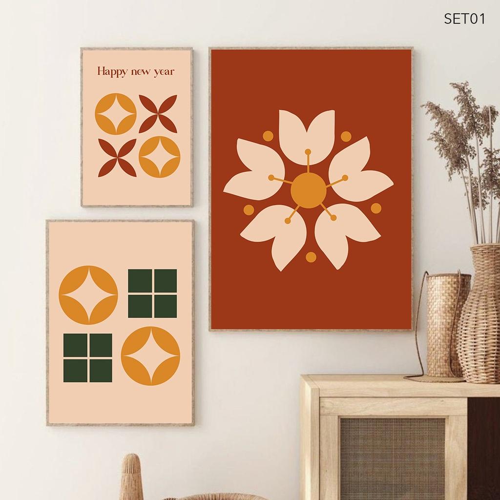 Tranh canvas trang trí Tết