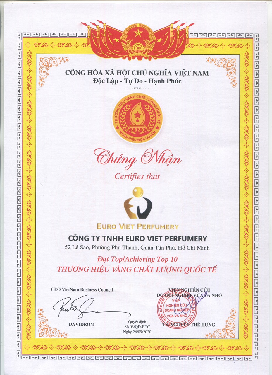 Nước hoa MILLENIA 006W Nguồn gốc hương Từ GREEN TEA.10ml