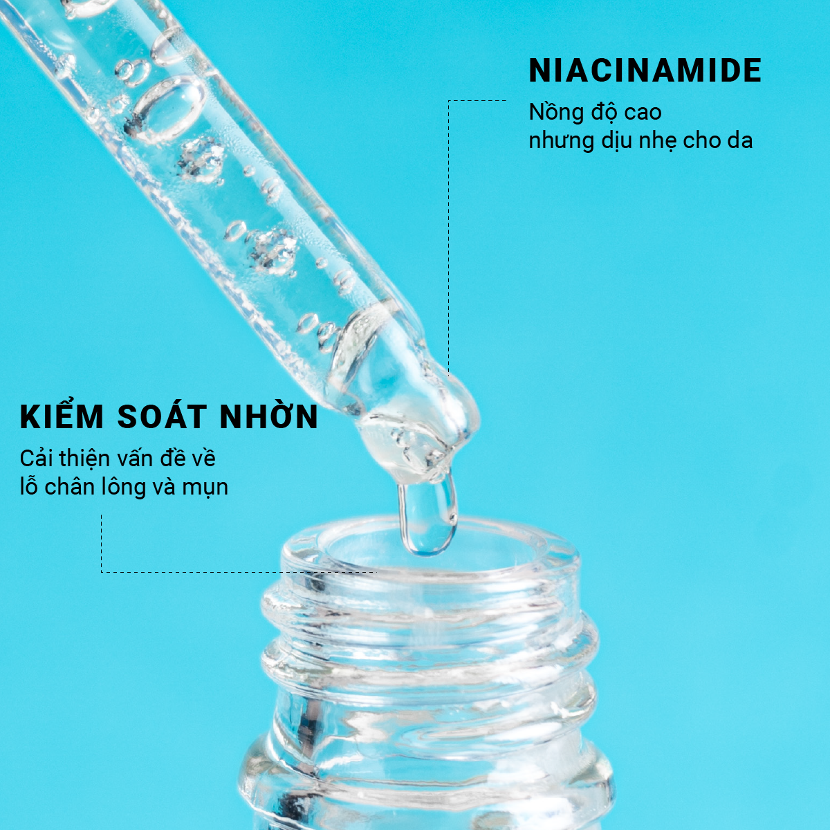 Tinh Chất 9,9 % Niacinamide Phục Hồi Da, Se Khít Lỗ Chân Lông Bye Bye Blemish Skin Rescue Serum 30ml