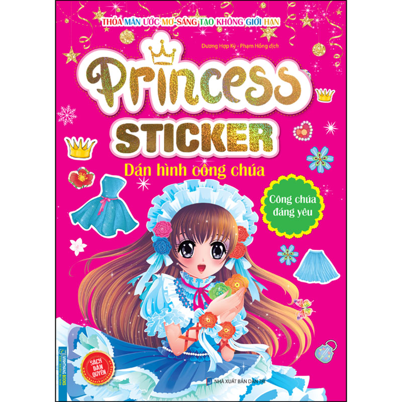 Princess Sticker - Dán Hình Công Chúa - Công Chúa Đáng Yêu