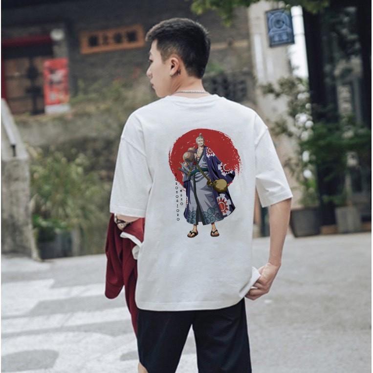 Áo Phông Tay Lỡ Unisex Roronoa Zoro