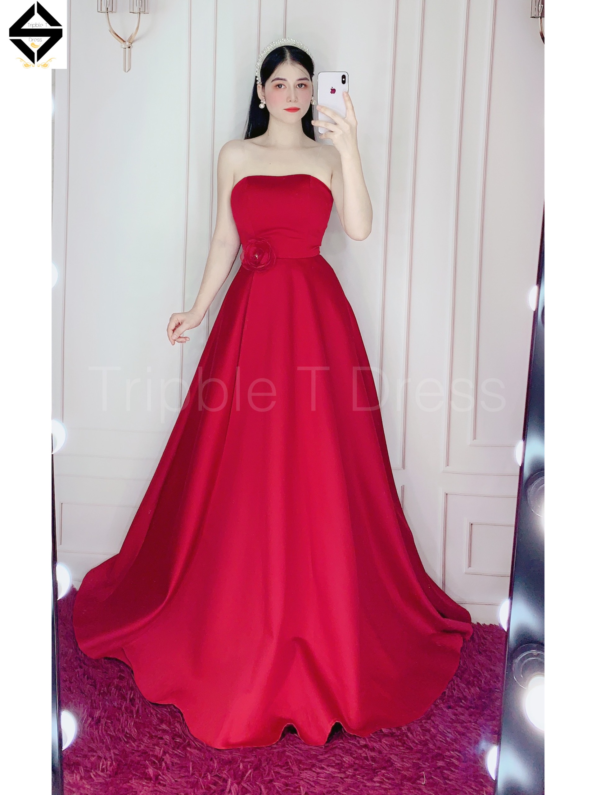 Đầm maxi mặc cưới được hơn 5 kiểu trong 1 sét váy TRIPBLE T DRESS - size S/M/L - MS158Y