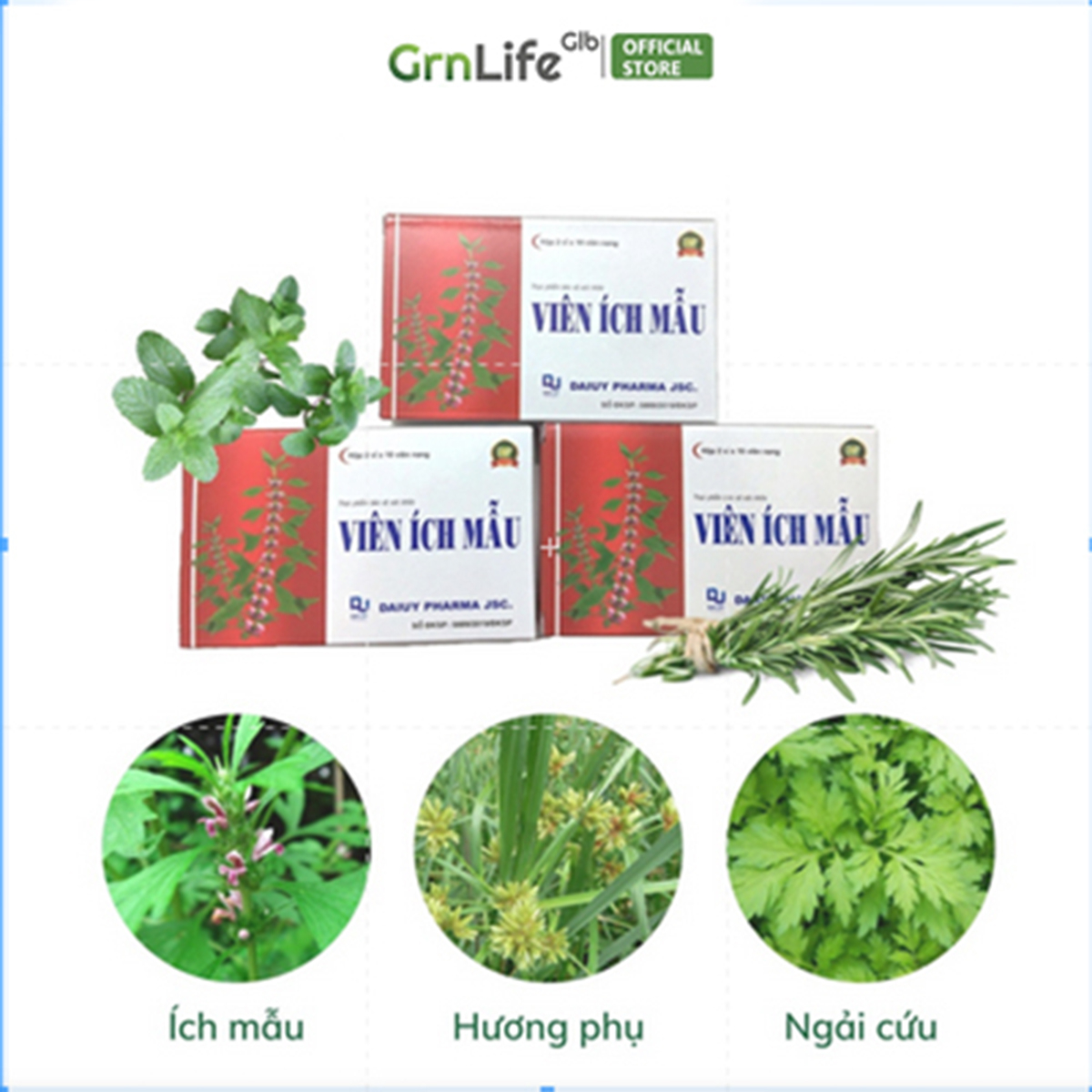 Ích Mẫu Đại Uy (Hộp 10 viên x 2 vỉ)