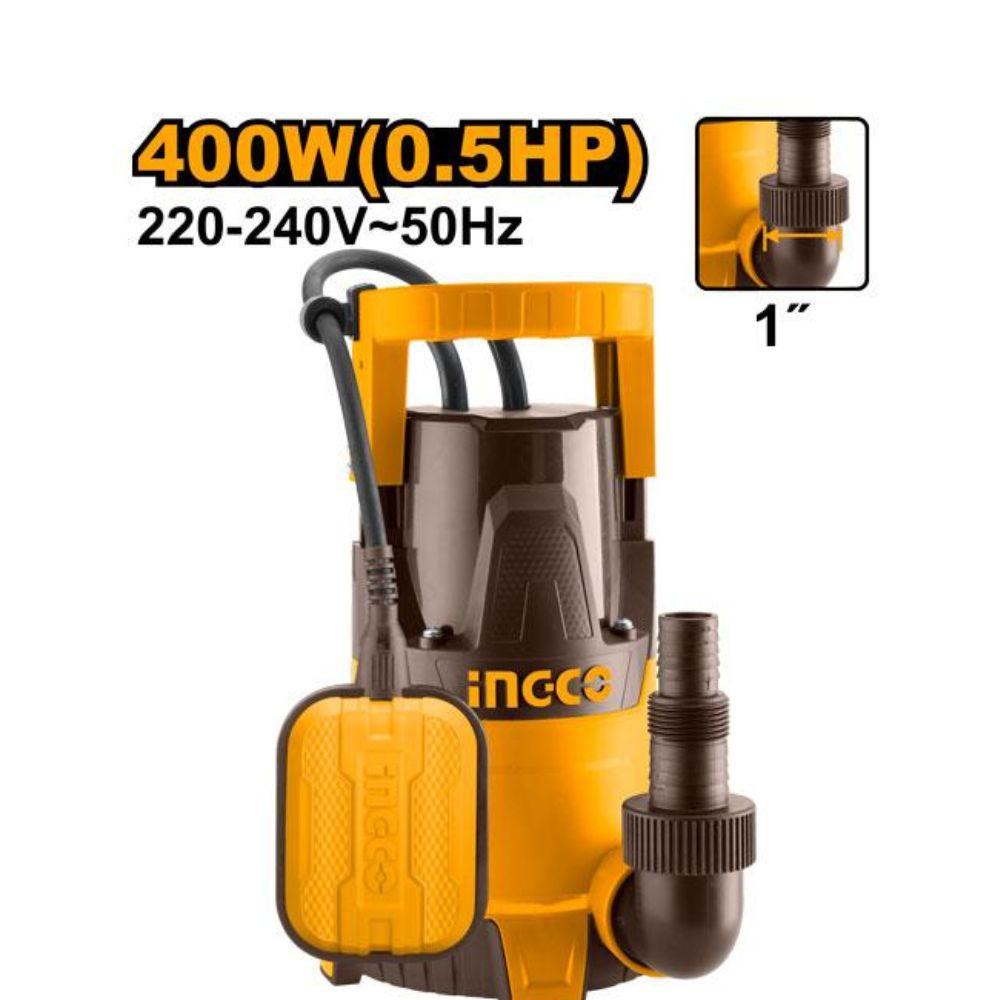 MÁY BƠM CHÌM 400W(0.5HP) INGCO SPC4008 - HÀNG CHÍNH HÃNG