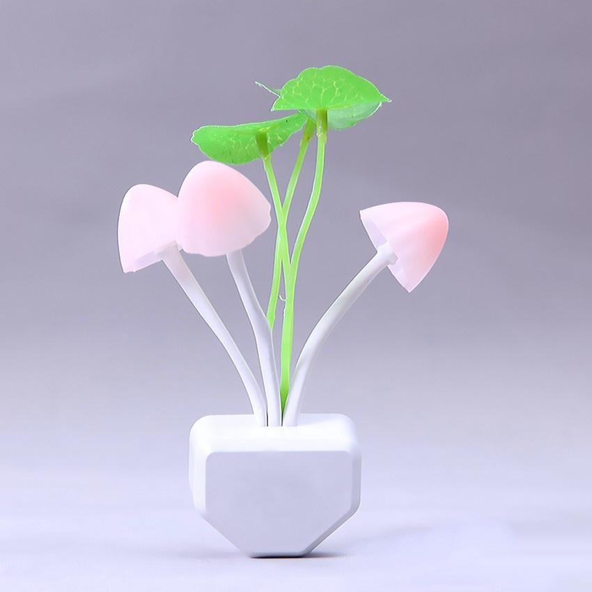 Đèn Ngủ Hình Nấm - Đèn Led Cảm Biến Ánh Sáng Tắt Mở Tự Động No.100719