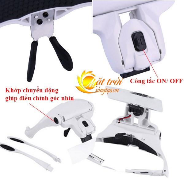 Kính lúp đeo mắt có đèn V4