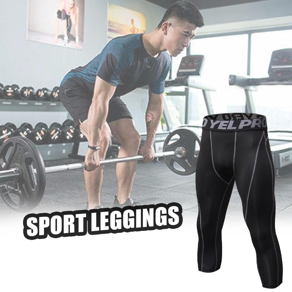 Quần legging nam tập luyện thể dục thể thao, chất liệu vải co giãn, giúp bạn linh hoạt khi vận động