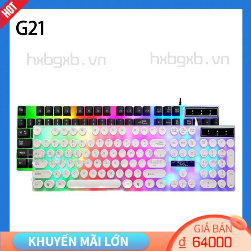 Bàn phím Gaming G21 Super Pro New 2021 chuyên dụng để chơi game với đèn nền đẹp chất lượng cao