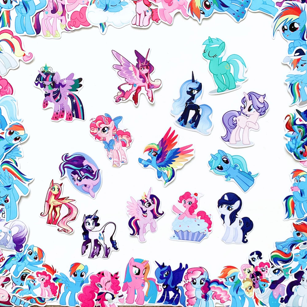 Bộ 20 Sticker Pony (2020) Hình Dán Chủ Đề Ngựa Một Sừng Chống Nước Decal Chất Lượng Cao Trang Trí Va Ly Du Lịch Xe Đạp Xe Máy Xe Điện Motor Laptop Nón Bảo Hiểm Máy Tính Học Sinh Tủ Quần Áo Nắp Lưng Điện Thoại