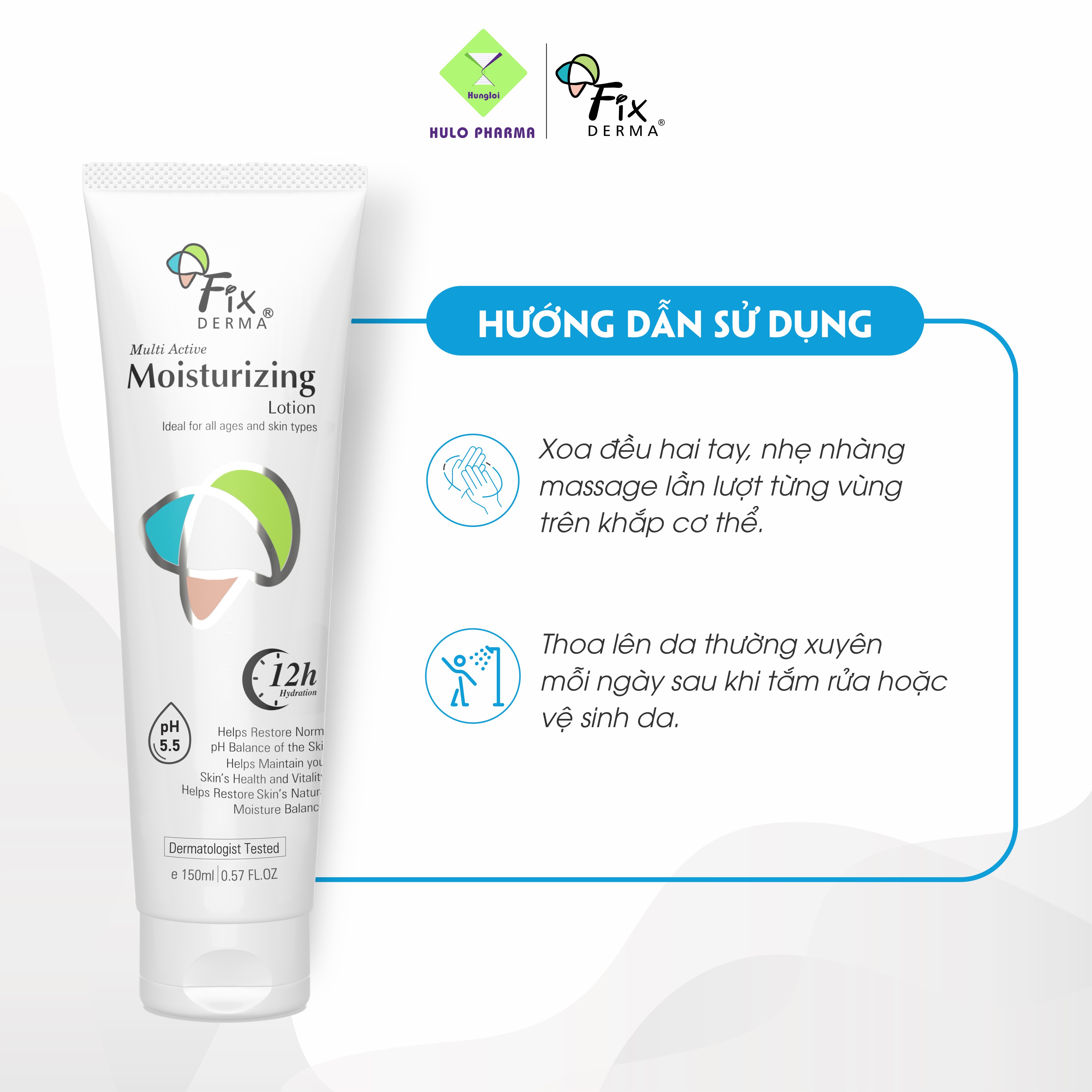 Kem dưỡng ẩm Fixderma Multi-Active Moisturizing Lotion (150ml)