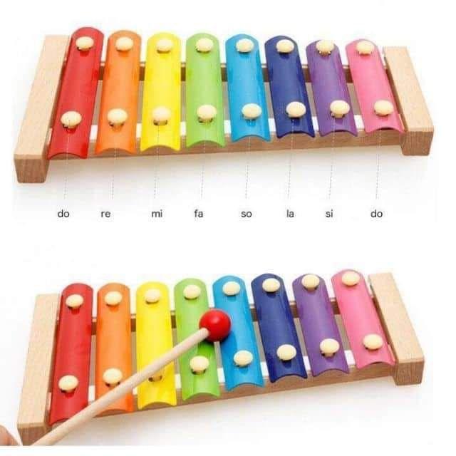 ĐỒ CHƠI GỖ- Đàn Xyliphone 8 thanh