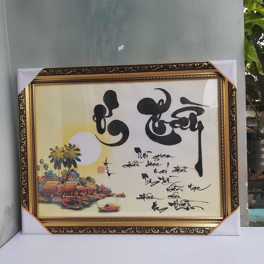 Thư pháp  ơn thầy. TRI ÂN Thầy cô. Quà tặng 20/11, 8/3, 20/10,  sinh nhật, tết. Tranh treo tường, trang trí.