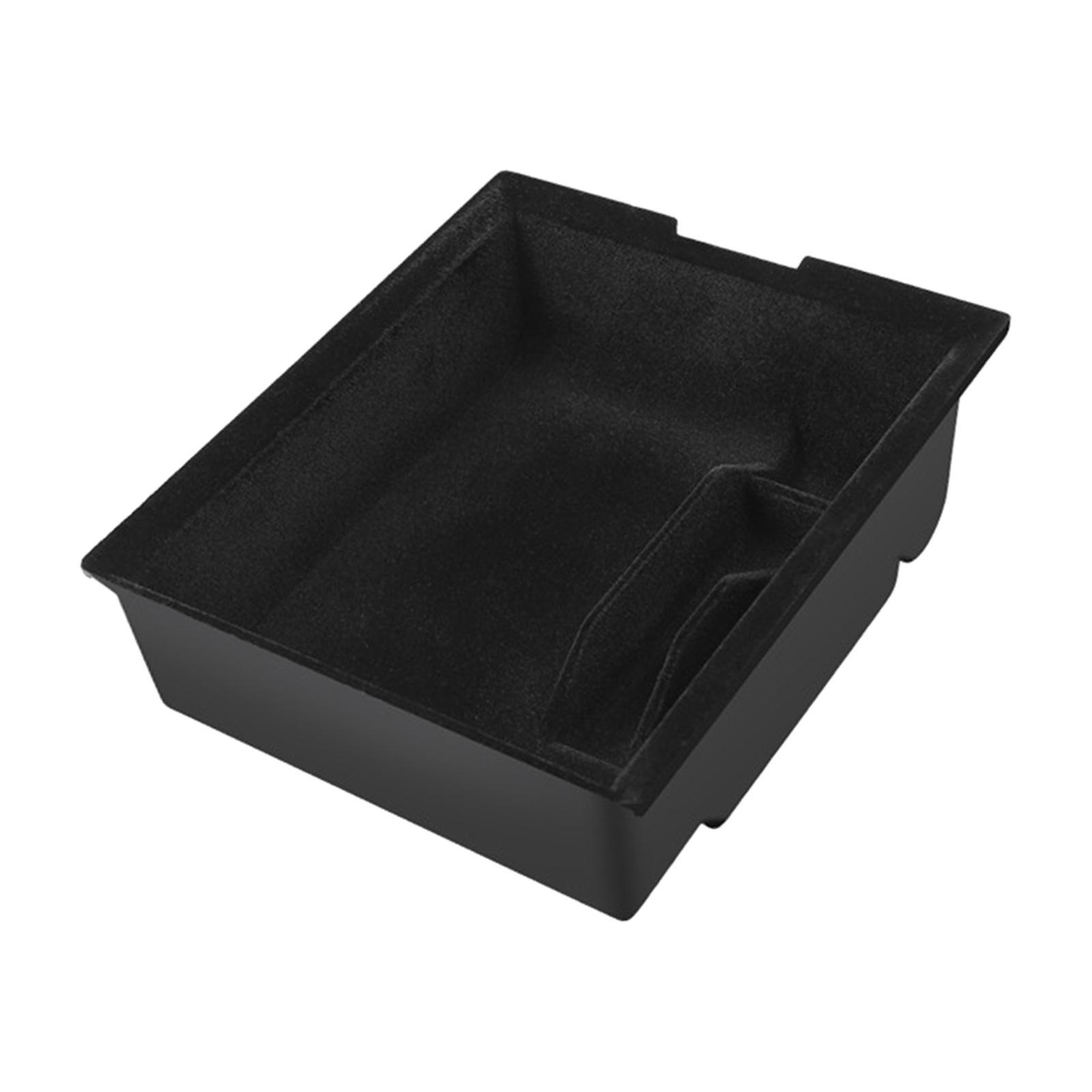 Console Organizer Tray Front Flocking
