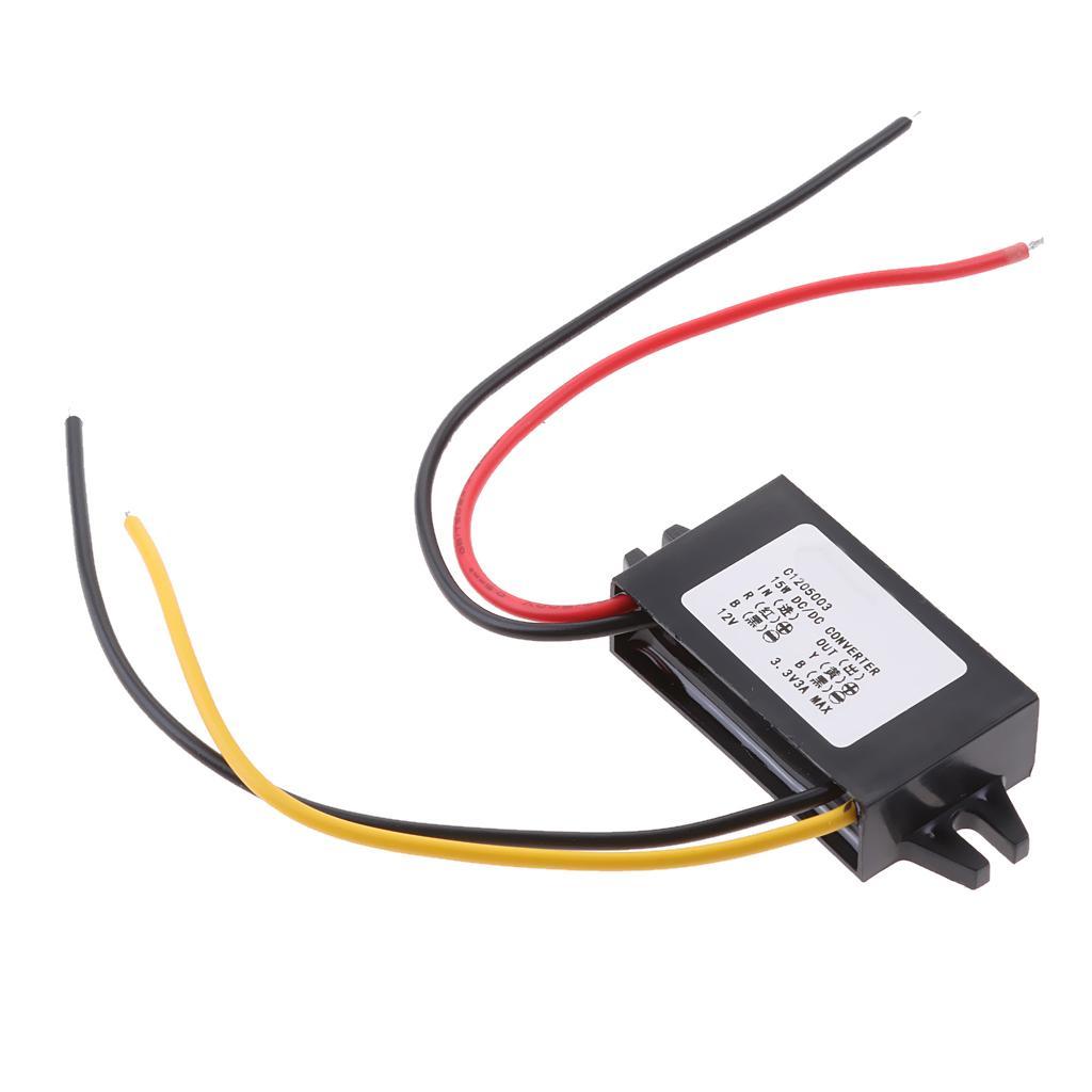 2-10pack DC Converter 12V to 3.3V 3A 18W Power Supply Module Ultra-thin