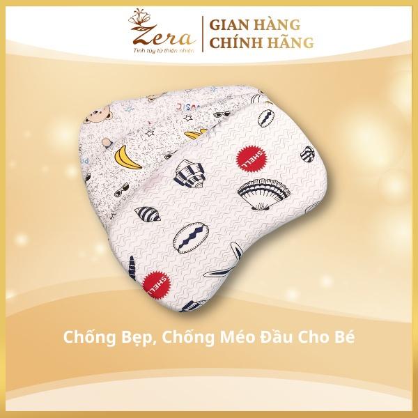 Gối cao su non cho bé Zera, gối cao su non cho trẻ, gối cao su chống bẹp đầu, gối cao su non cho bé gái, gối bé trai