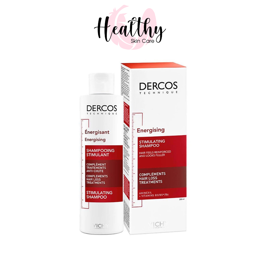 Dầu Gội Tăng Cường Dưỡng Chất Giúp Giảm Rụng Tóc Vichy Dercos Energising Shampoo Hairloss 200ml