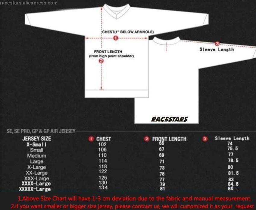 Áo xe đạp xe mô tô xuống dốc Jersey Motorcycl Color: GAS008 Size: XXS
