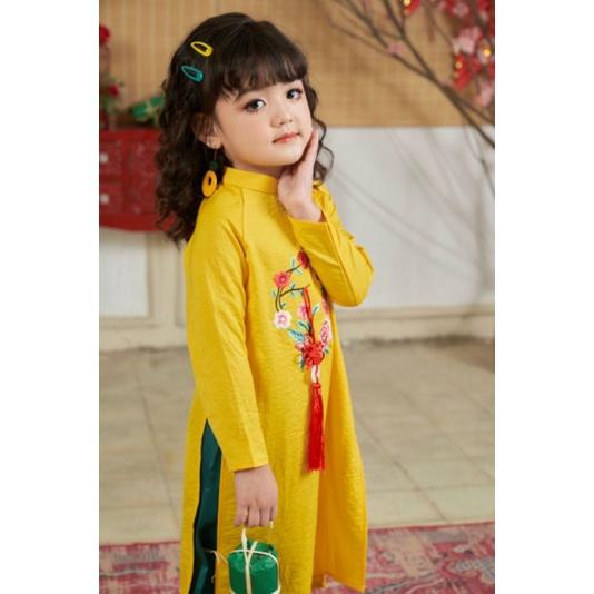 Sét áo dài cách tân mẹ bé đẹp sang