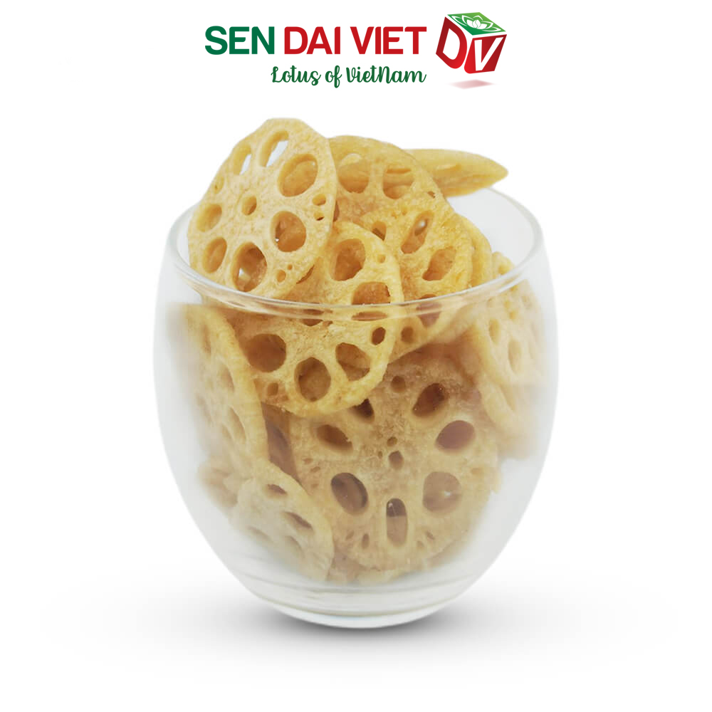 Củ Sen Sấy-Nguyên Vị, Vị Gà Cay, ĐV- Sen Đại Việt- 2 Gói-Gói 35g