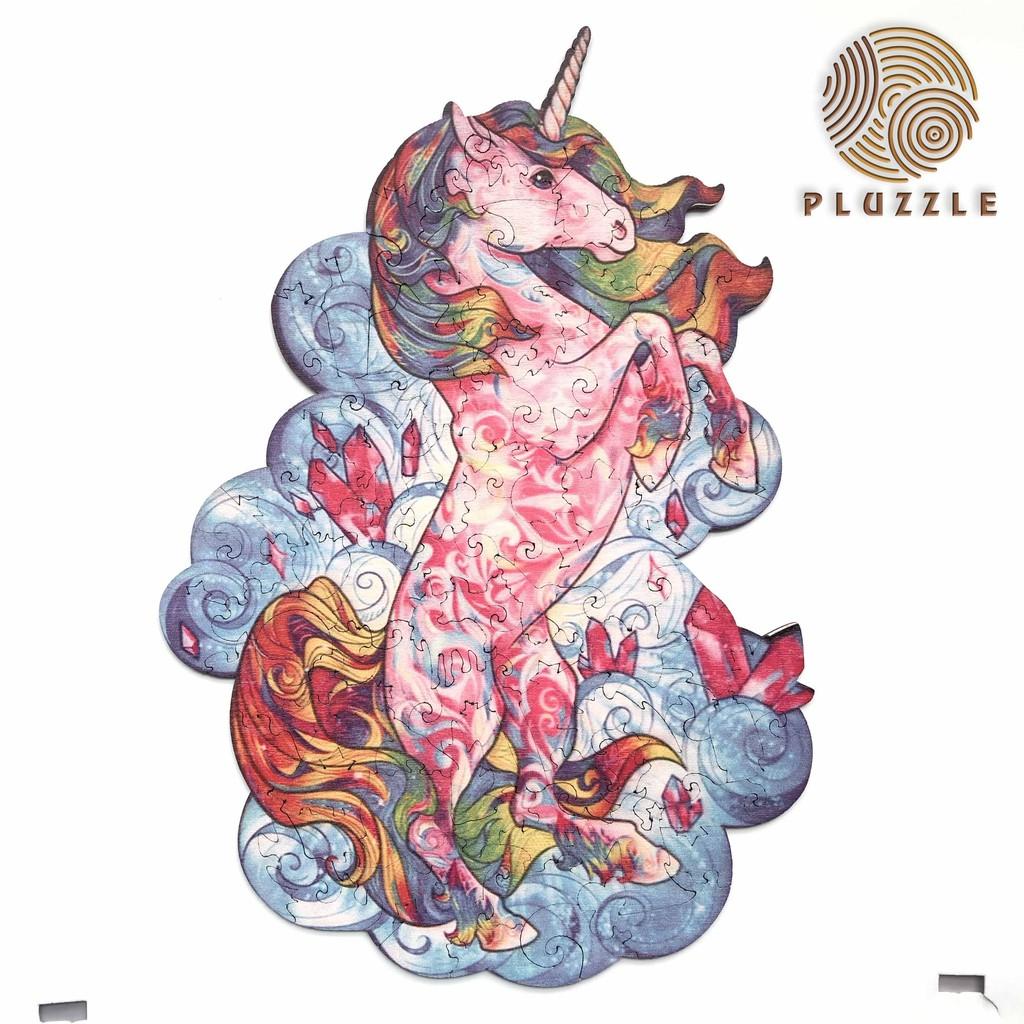 PLUZZLE Bộ xếp hình gỗ thông minh puzzle đồ chơi ghép hình - Con Kỳ Lân - PZ008