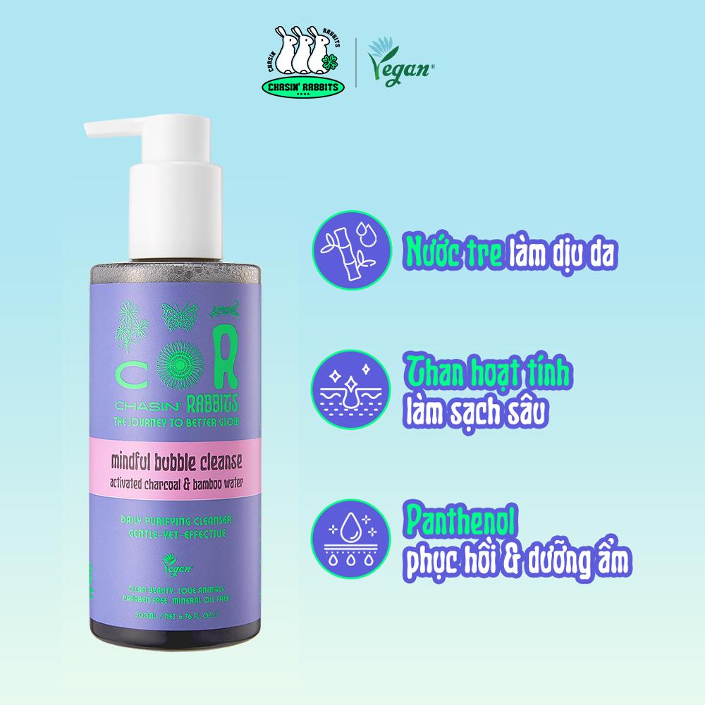Chasin' Rabbits Sữa rửa mặt Mindful Bubble Cleanse 200ml