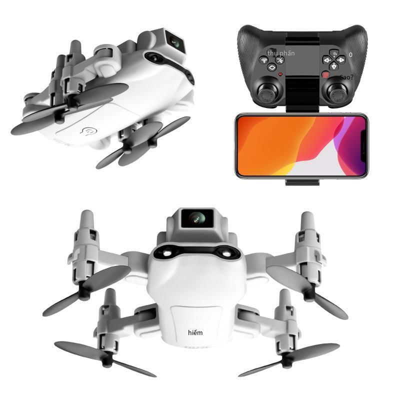 Giá thấp nhất Mini V9 Gấp Camera Kép Nhỏ 4K HD Chụp Ảnh Trên Không RC Máy Bay Quadcopter Đồ Chơi