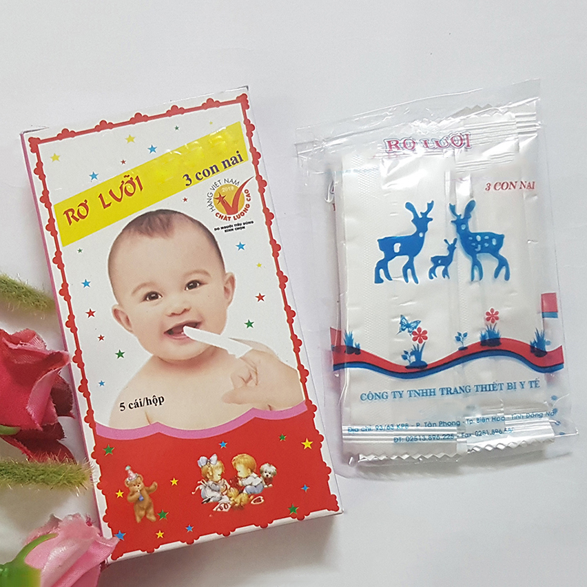 Combo 10 hộp gạc rơ lưỡi ba con nai
