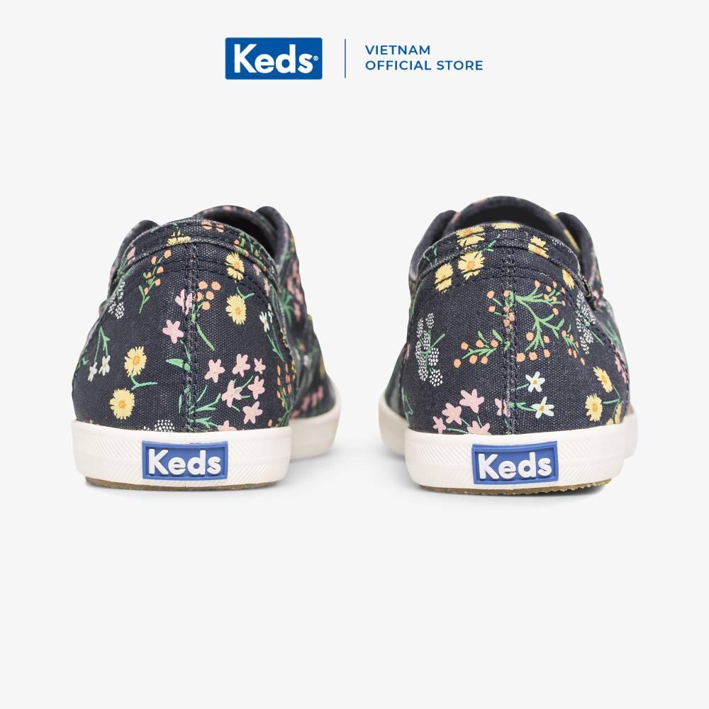 Giày Thể Thao Keds Nữ- Keds x Rifle Paper Co. Chillax Petite Fleurs Printed- KD065565WF