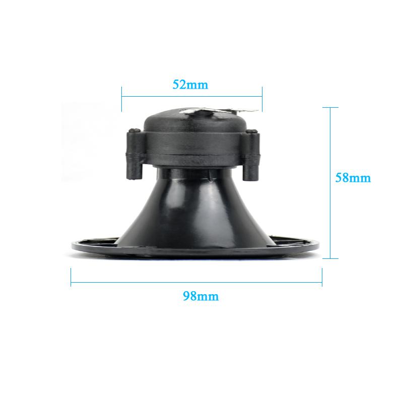 AIYIMA 2 Cái Loa Tweeter Âm Thanh Loa Tweeter Áp Điện 98MM Loa Âm Thanh 150W Treble Ceramic Piezo Loa Kích Thước Loa Tweeter: Loa Tweeter Sừng