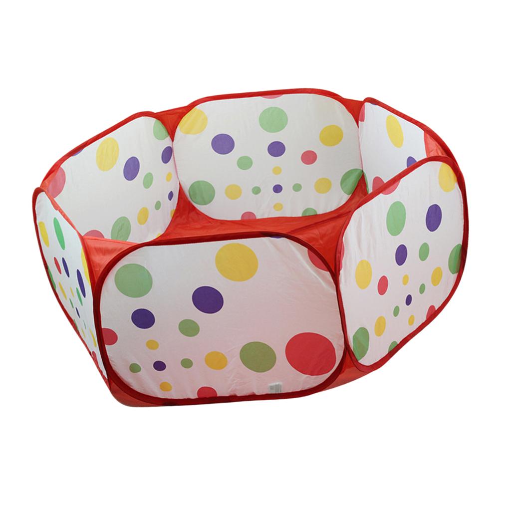 2pcs Foldable Play Pen Cage For Hamster Rabbit Guinea Pig Gerbil Mice Red
