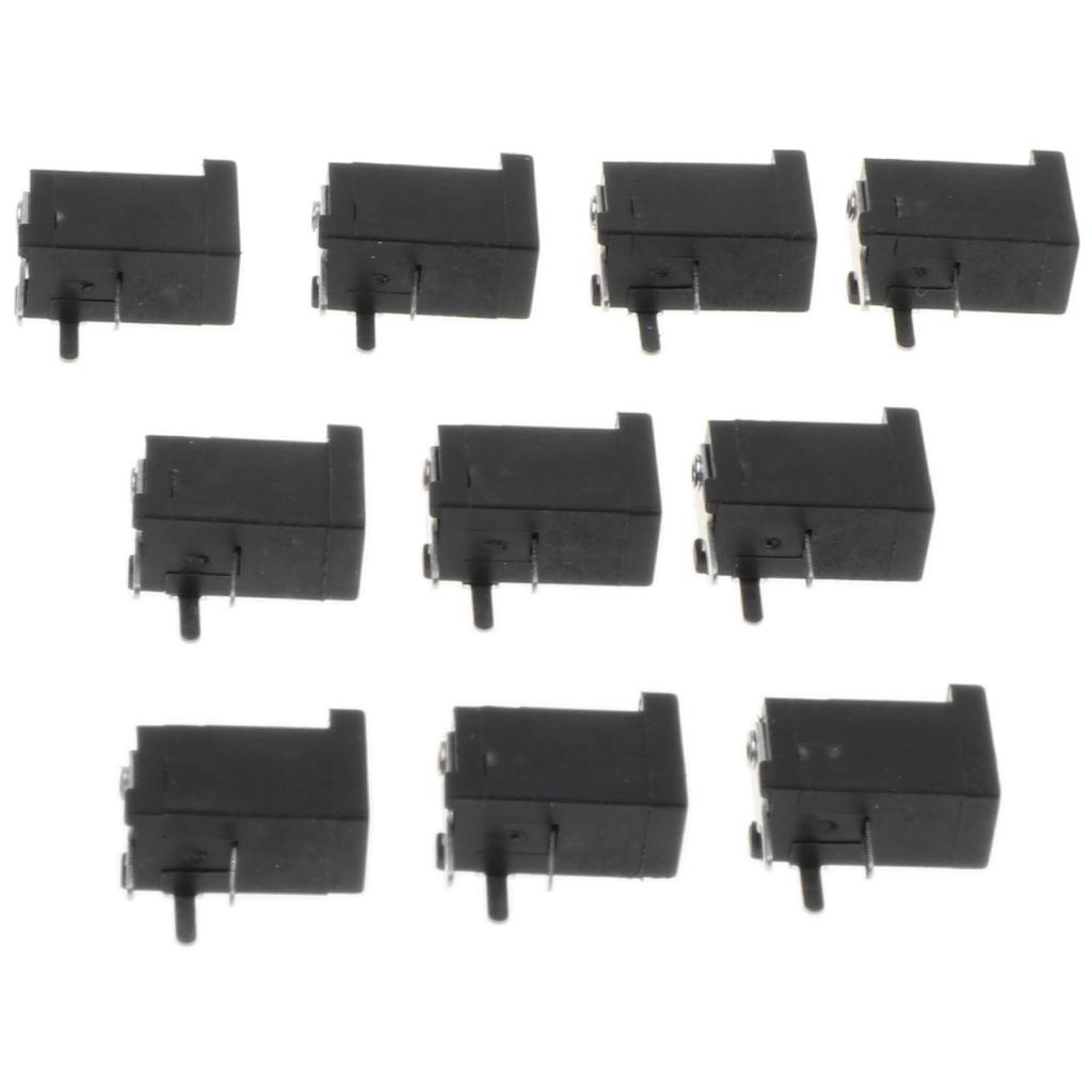 20x DC Power Panel Mount Female Socket Connector Plug 3.5mmx1.35mm