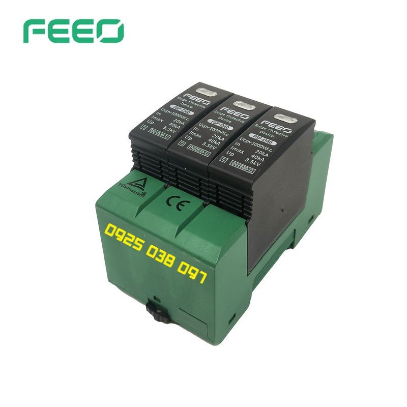 Chống sét DC 1000V 40kA FSP-D40 Feeo, chống sét lan truyền DC chất lượng cao