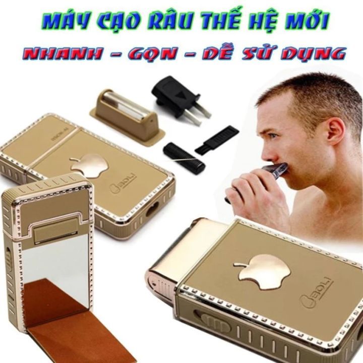 Máy cạo râu cao cấp bằng điện đa năng đầu chế độ sử dụng cạo lông râu tỉa du lịch Mini Pin sạc Văn Phòng Dã Ngoại Phượt Làm Quà Tặng