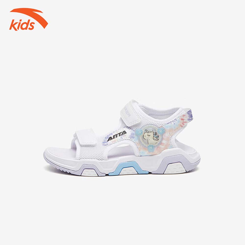 Sandals thời trang thể thao bé gái Anta Kids siêu nhẹ, quai dán tiện lợi, thoáng khí W322329971