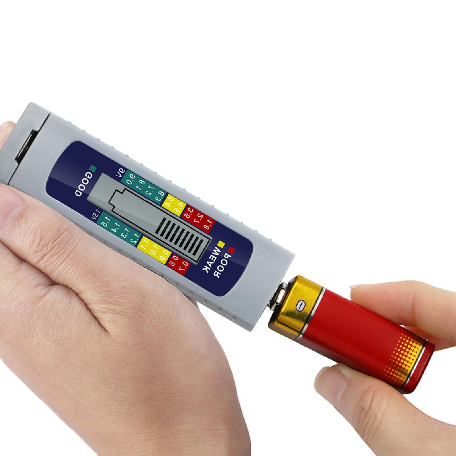 Battery Tester Universal Digital for 9V Battery AA Household Batteries