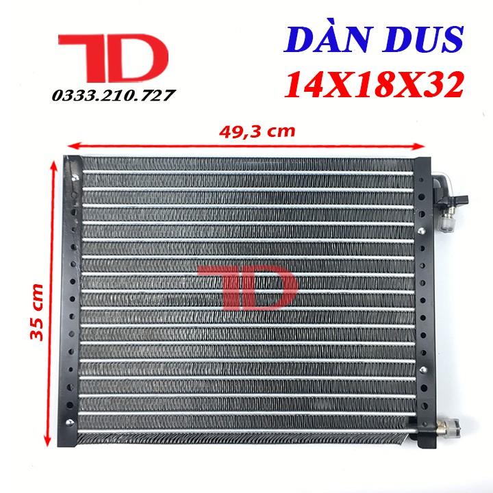 Dàn Nóng DUS 14x18 inch 36x46 cm dày 32 mm, Dàn Nóng Điều Hòa Ô Tô