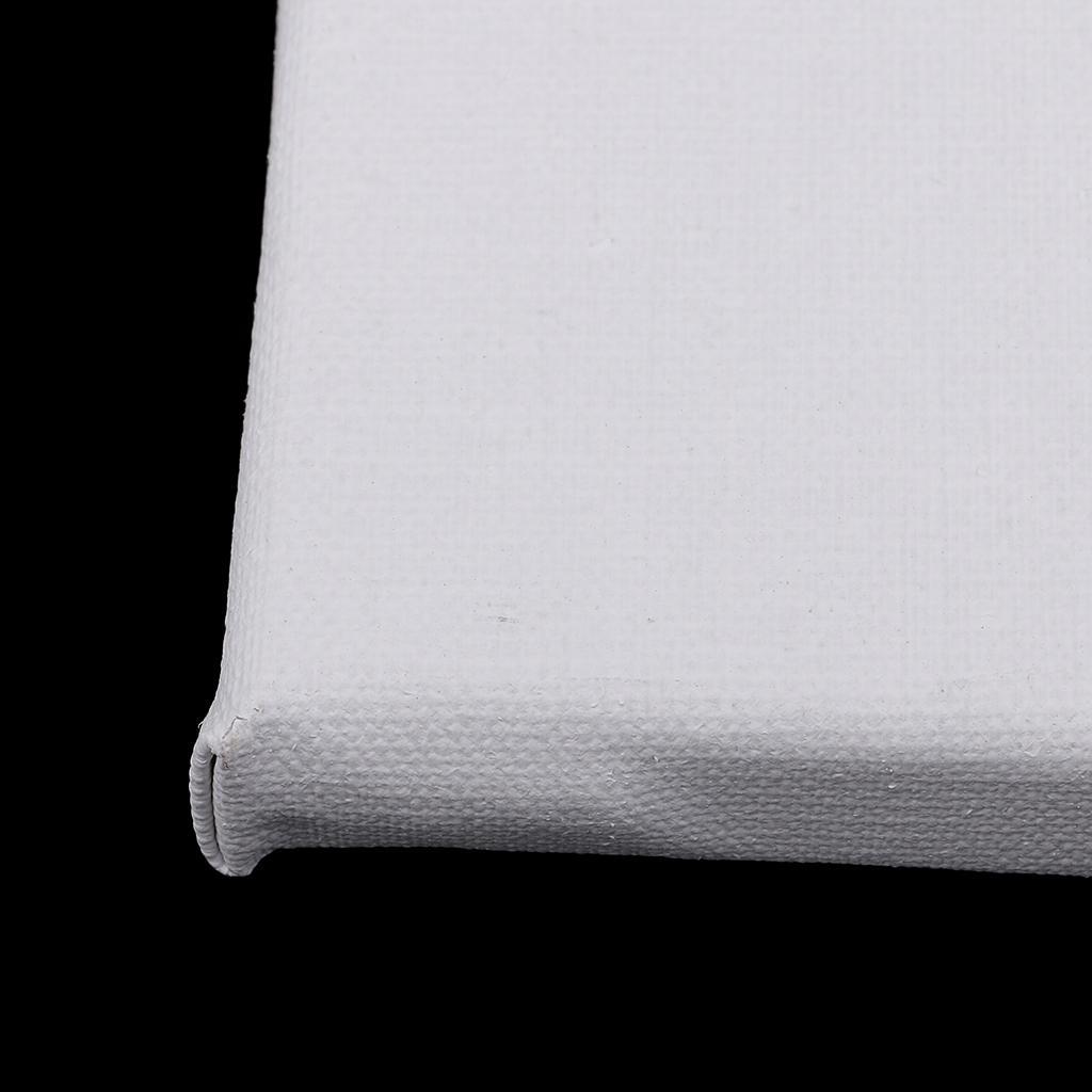 4 Pieces Blank Canvas Board Wooden Frame For Oil Acrylic Painting