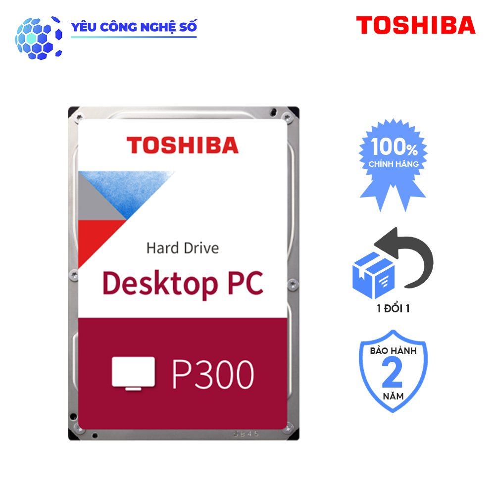 Ổ cứng gắn trong Toshiba P300 2TB desktop - Hàng chính hãng