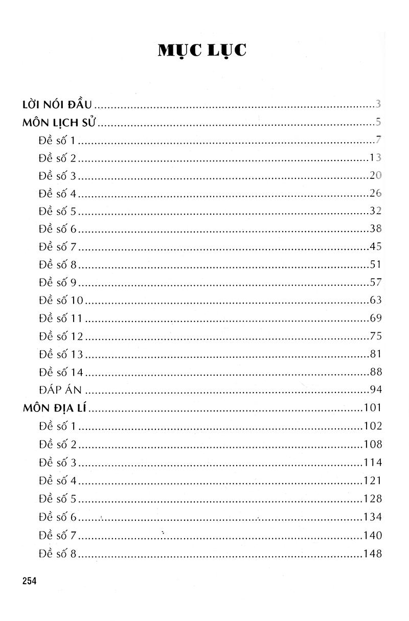 Sách 36 Bộ Đề Trắc Nghiệm Ôn Thi Trung Học Phổ Thông Quốc Gia 2019 - Khoa Học Xã Hội
