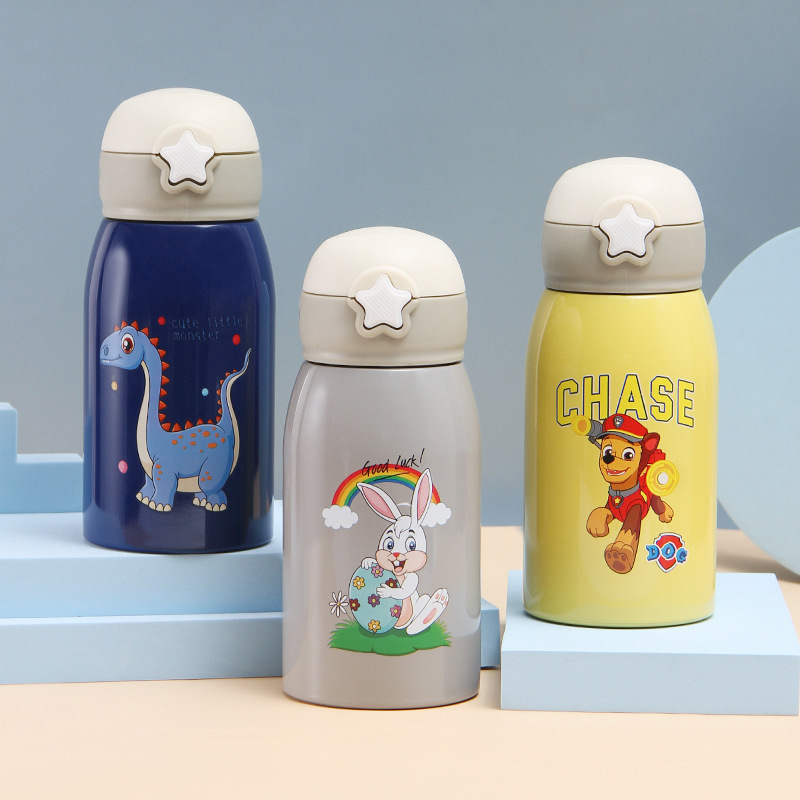 Bình: Giữ Ủ Nhiệt Ưu Tiên Cho Bé Đi Học 500ml+Kèm Túi Đựng chất liệu Inox 316 Có Cốc