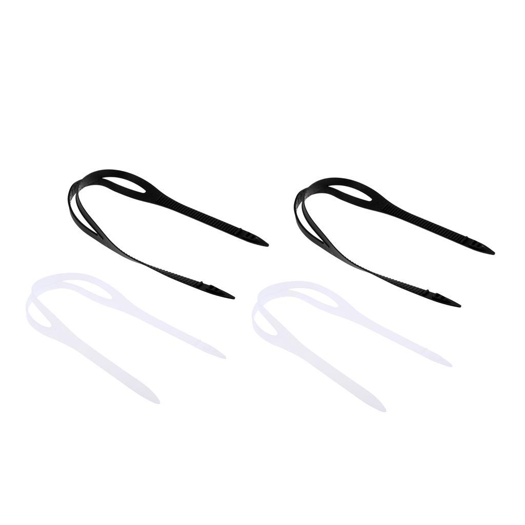 4PCS Universal Silicone Replacement Strap for Diving Goggles Swimming Goggles Snorkel , Diving and Swimming
