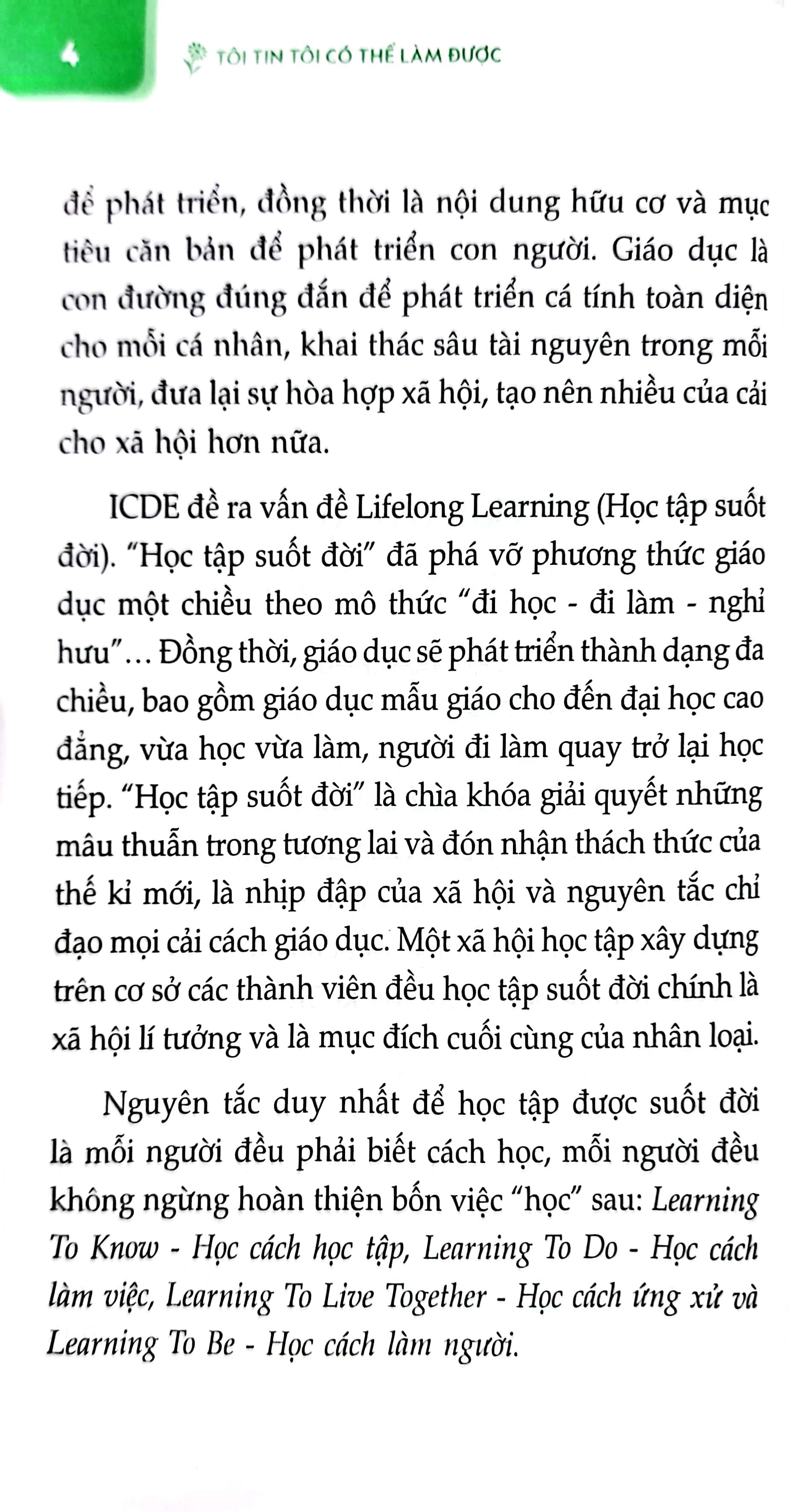Sách Tôi Tin Tôi Có Thể Làm Được: Học Cách Ứng Xử (Tái Bản 2020)